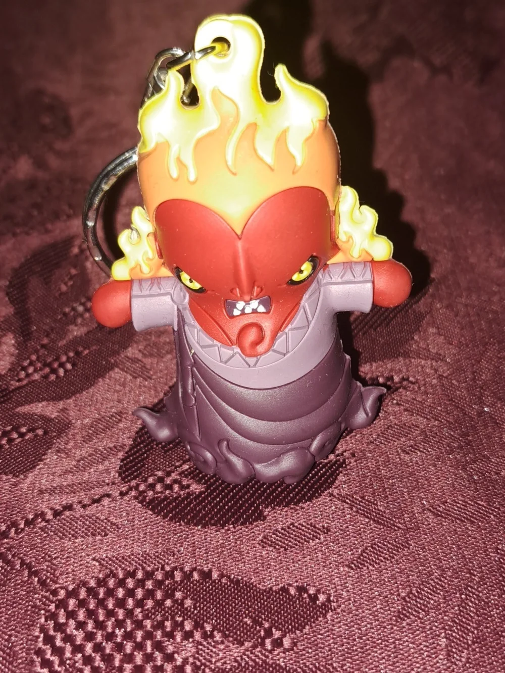 Disney Villians Hercules Angry Hades Keyring New with Tags